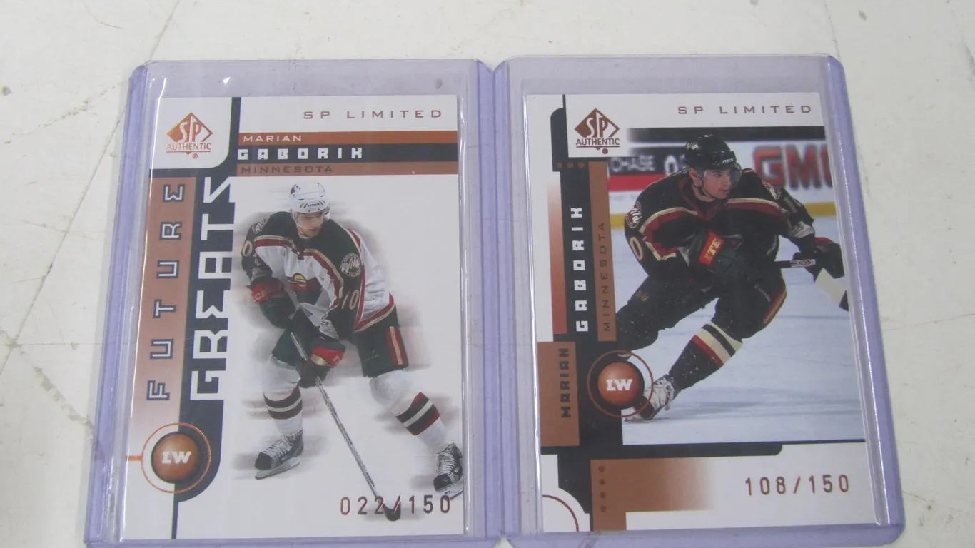 2002 Upper Deck SP Authentic Marian Gaborik Future Greats Card
