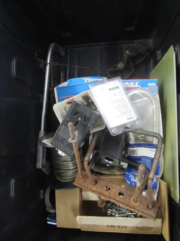 Tub Full Of Assorted Hardware