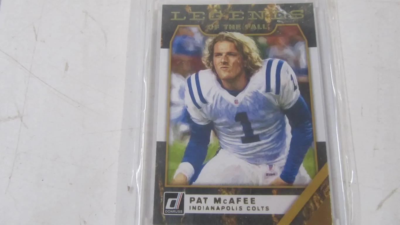 2019 Panini - Donruss Football Pat McAfee Legends Of The Fall Card