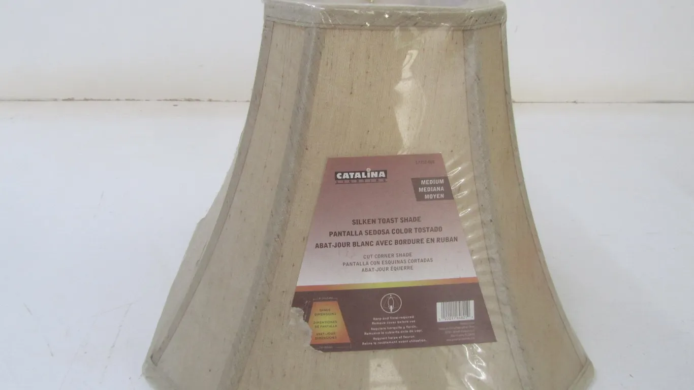 Catalina Lighting Silken Toast Shade