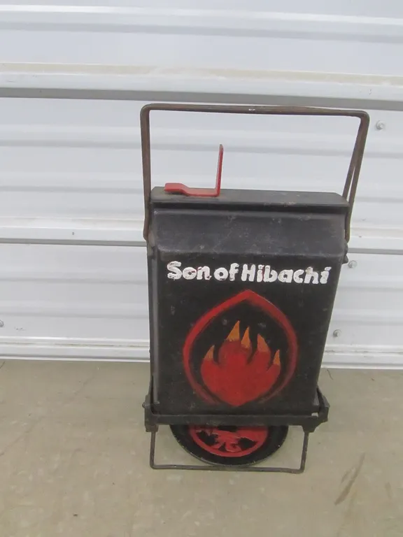 Son Of Hibachi Portable Cast Iron Charcoal Grill