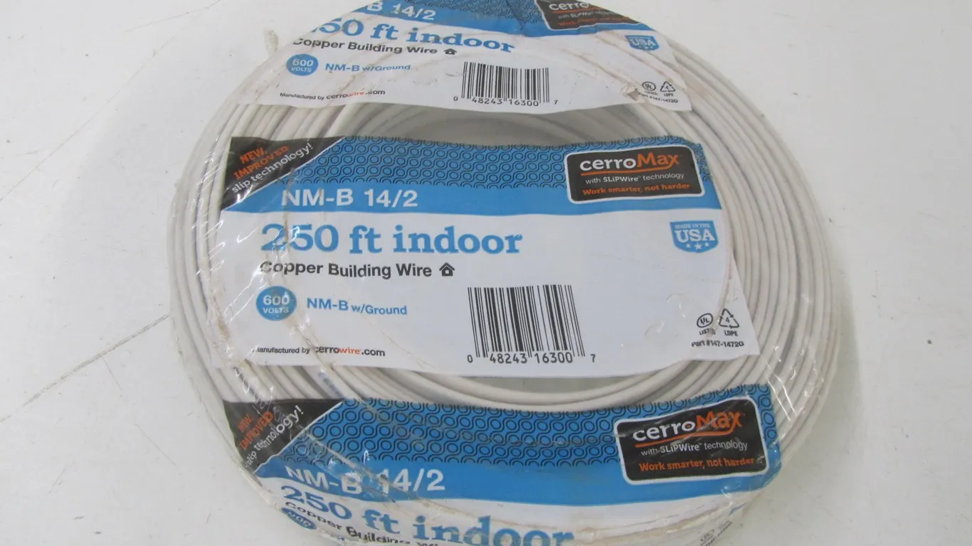 250' Roll Of CerroMax NM-B 14/2 Indoor Wire w/Ground