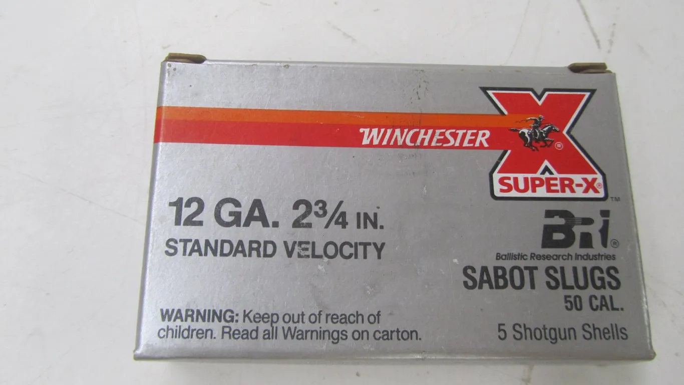 (5) 12ga 2-3/4" Sabot Slugs