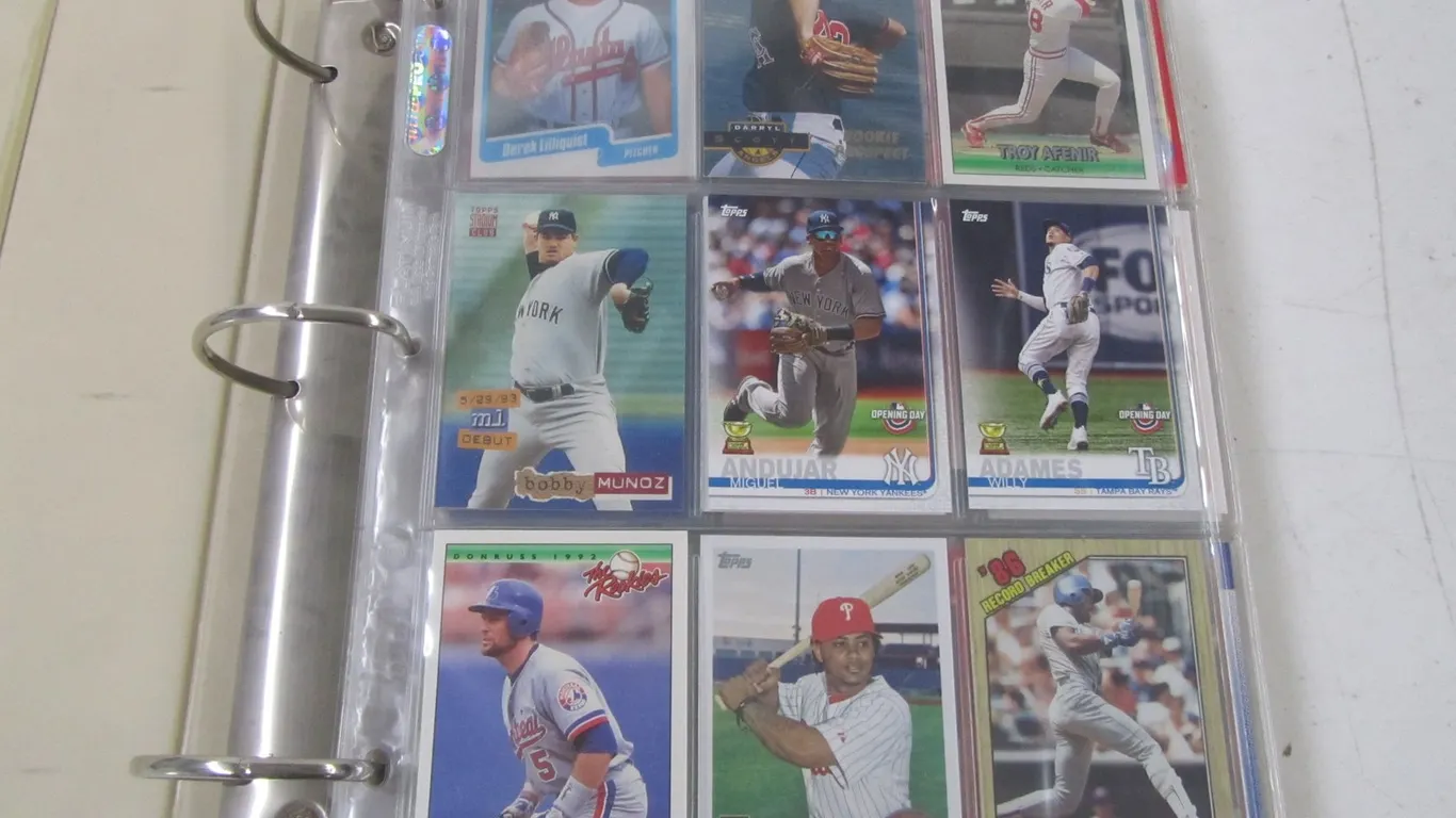 Binder Full Of Assorted Baseball Cards