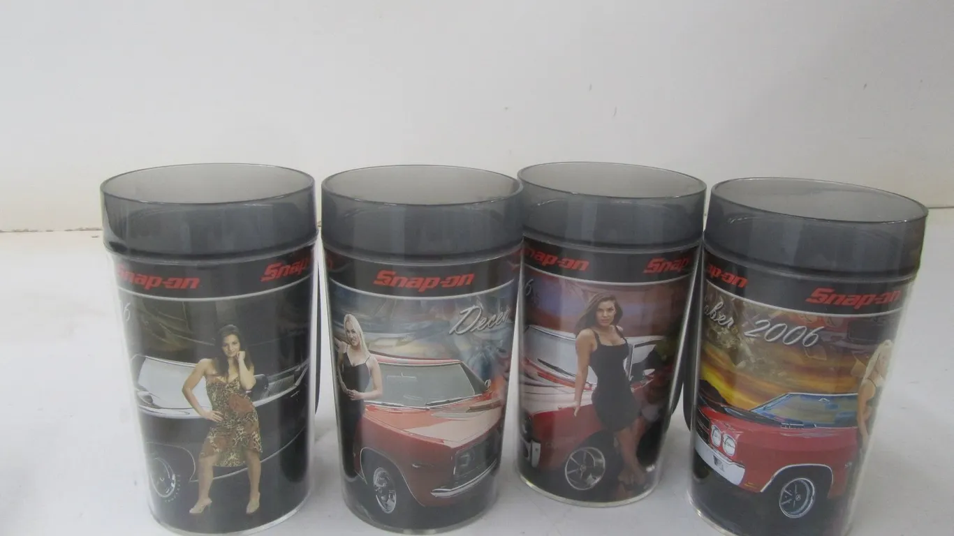 (4) 2006 Snap-On Collectible Mugs