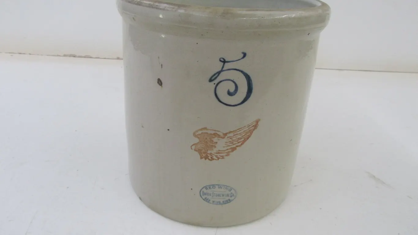 Red Wing Stoneware 5 Gallon Crock