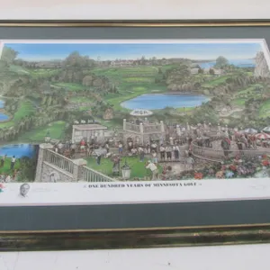 "One Hundred Years Of Minnesota Golf" By Loyal Chapman MGA Centennial Artist Proof