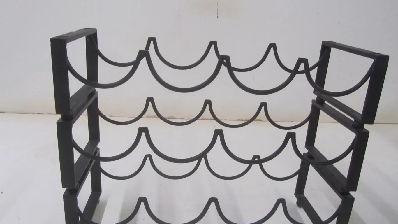3pc. Stacking Metal Wine Rack