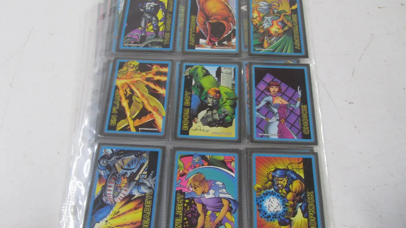 Lot Of 1993 Skybox Malibu Comics Ultraverse Trading Cards