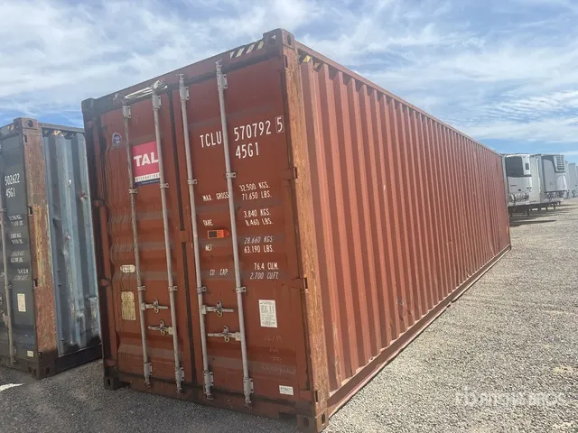 2010 40 ft High Cube Storage Container