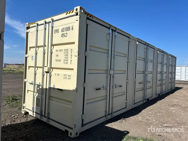 2025 40 ft High Cube Multi-Door Storage Container