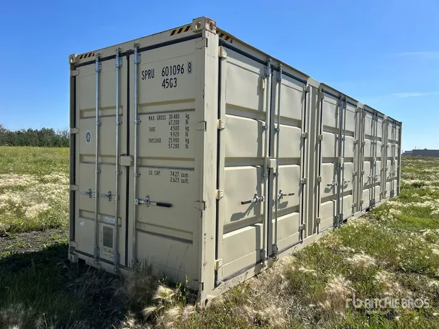 2025 40 ft High Cube Multi-Door Storage Container
