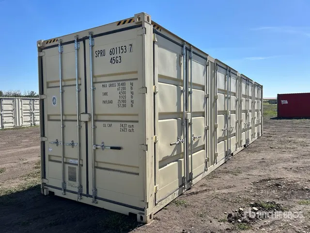 2025 40 ft High Cube Multi-Door Storage Container