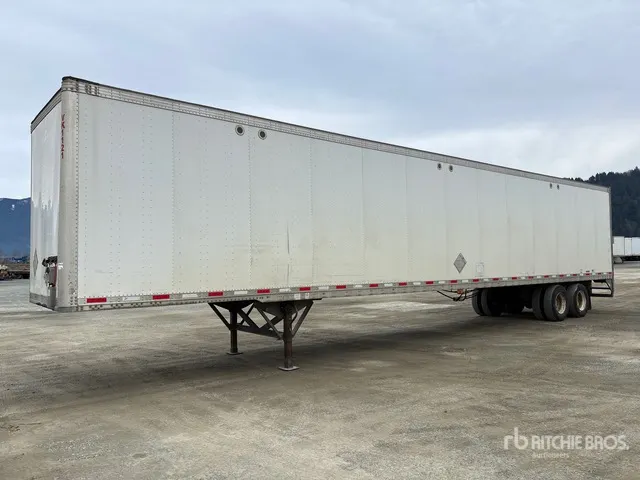 2019 Vanguard 53 ft x 102 in T/A Van Trailer