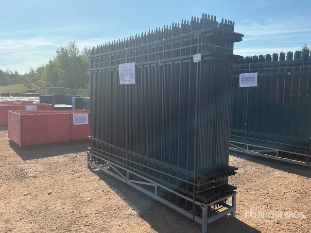 Quantity of (20) 10 ft x 7 ft Powder Coated Fencing (Unused)