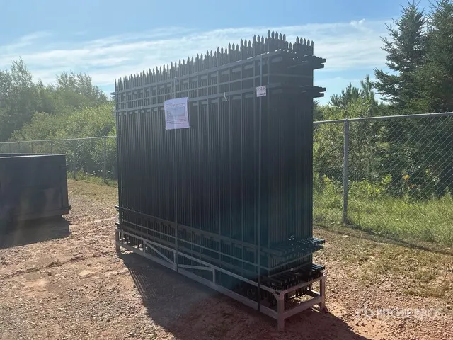 Quantity of (20) 10 ft x 7 ft Powder Coated Fencing (Unused)