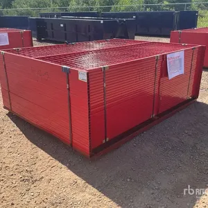 Quantity of (30) 8 ft x 6 ft Powder Coated Temporary Site Fence (Unused)