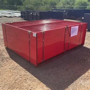 Quantity of (30) 8 ft x 6 ft Powder Coated Temporary Site Fence (Unused)