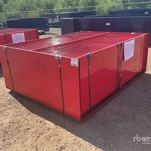 Quantity of (30) 8 ft x 6 ft Powder Coated Temporary Site Fence (Unused)
