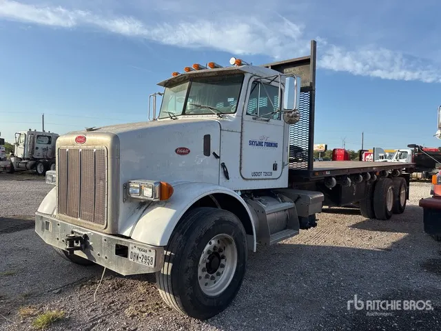 2002 Peterbilt 357 6x4 Flatbed Truck
