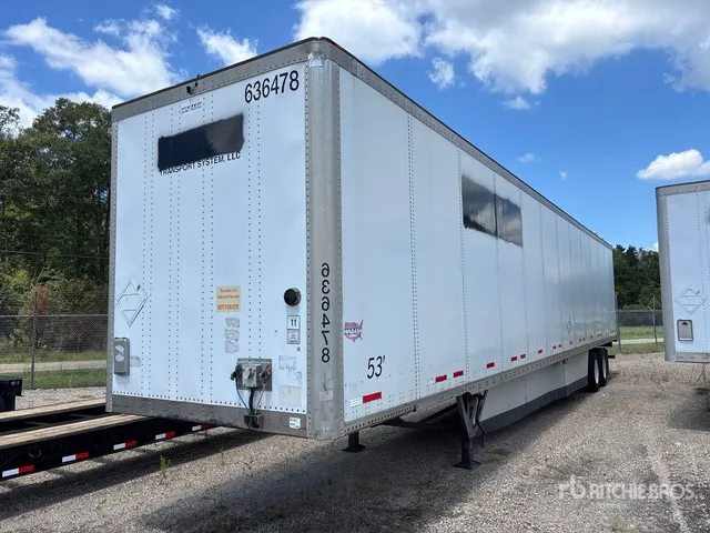 2016 Wabash DVCVHPC 53 ft x 102 in T/A Van Trailer