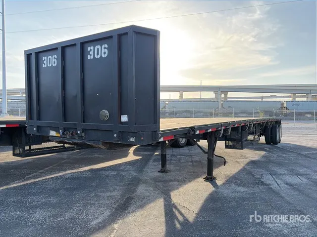 1998 Fruehauf 48 ft T/A Flatbed Trailer