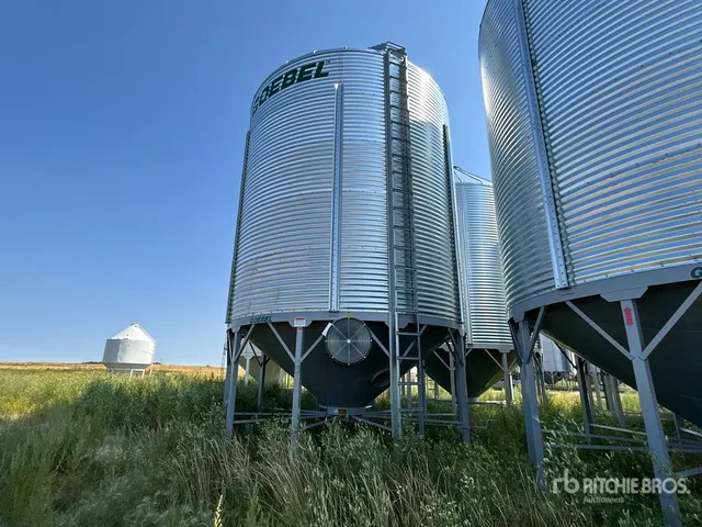 Goebel 8RP18-37-24 +/- 4900 bu 5 Ring Hopper Grain Bin