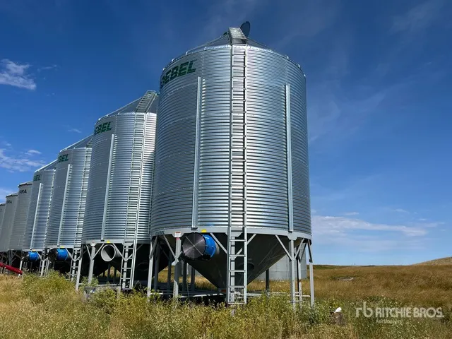 Goebel 8RP18-37-24 +/- 4900 bu 5 Ring Hopper Grain Bin