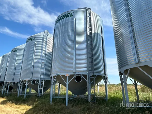 Goebel 8RP18-37-18 +/- 4900 bu 5 Ring Hopper Grain Bin