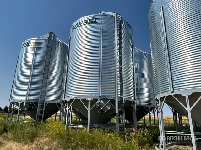 Goebel 8RP18-37-24 +/- 4900 bu 5 Ring Hopper Grain Bin