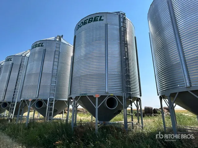 Goebel +/- 4900 bu 5 Ring Hopper Grain Bin