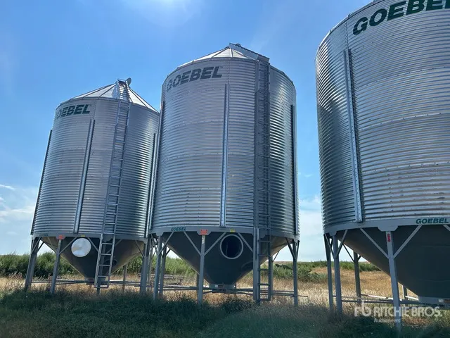 Goebel 8RP18-37-18 +/- 4900 bu 5 Ring Hopper Grain Bin