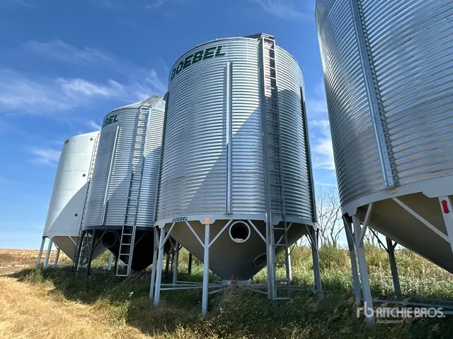 Goebel 8RP18-37-18 +/- 4900 bu 5 Ring Hopper Grain Bin