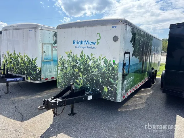 2014 Wells Cargo EW2424-B 24 ft T/A Enclosed Trailer
