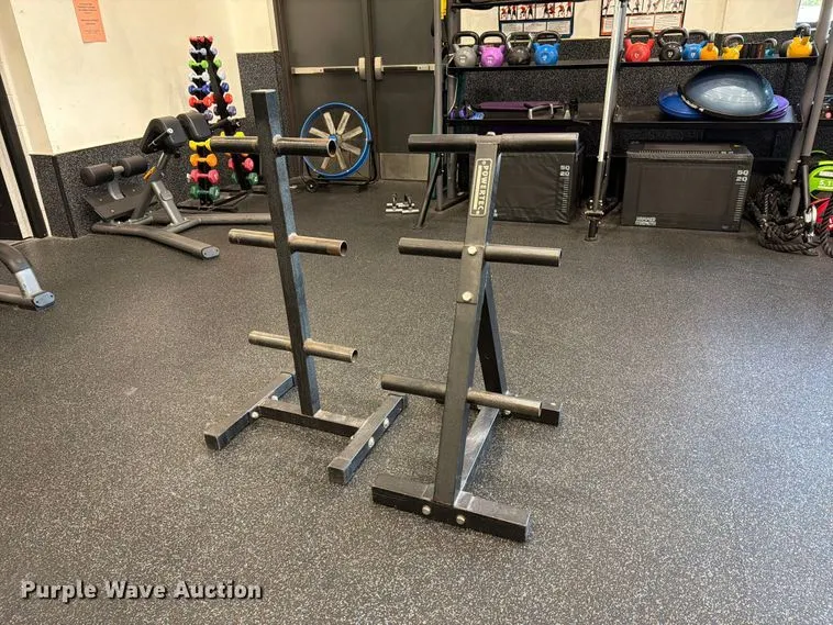 (2) weight racks