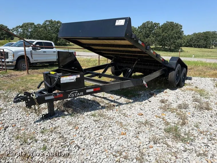 2026 X-Star Trailers 20'X83" tilt deck utility trailer