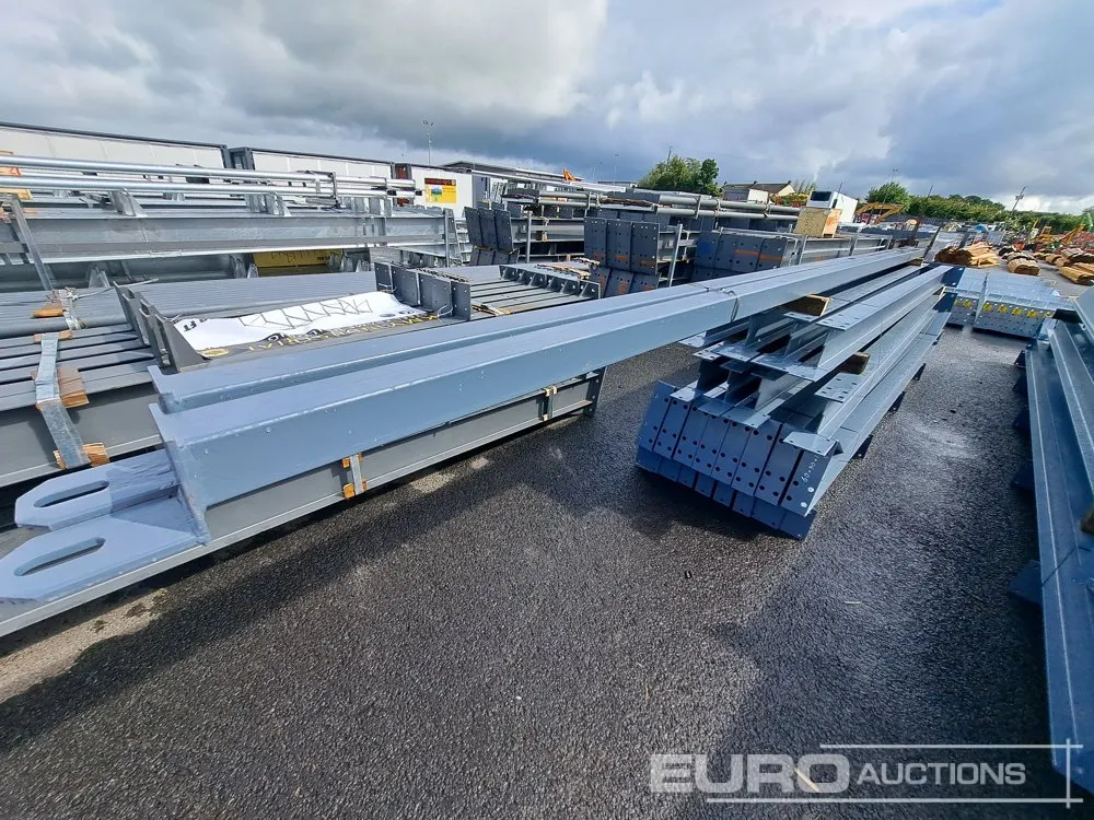 Unused 60'x 30'x 15' Steel Frame Building, 12.5 Roof Pitch, Purlin Cleats, Roof Bracing