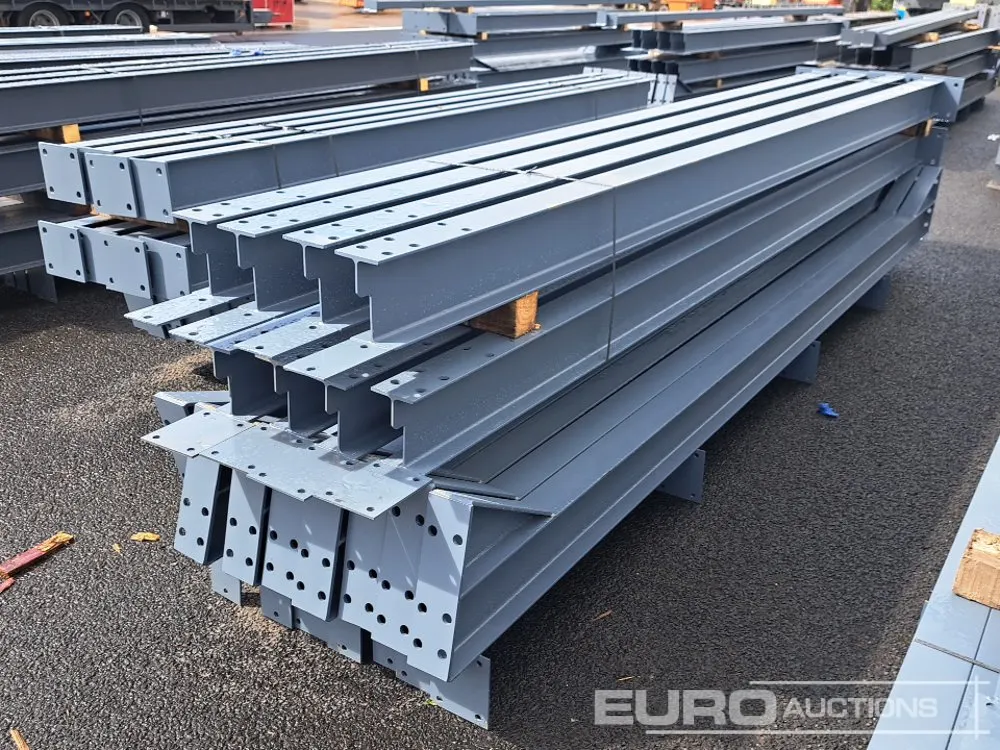 Unused 60'x 30'x 15' Steel Frame Building, 12.5 Roof Pitch, Purlin Cleats