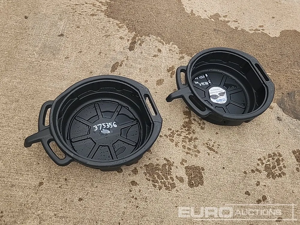 Unused Manarola Waste Oil Pans (2 of)