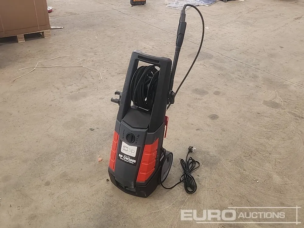 SIP 240 Volt Electric Pressure Washer, Hose Reel & Lance