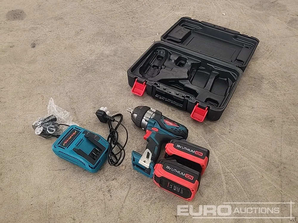 Neilsen 20 Volt Cordless Impact Wrench, Batteries x2 & Charger