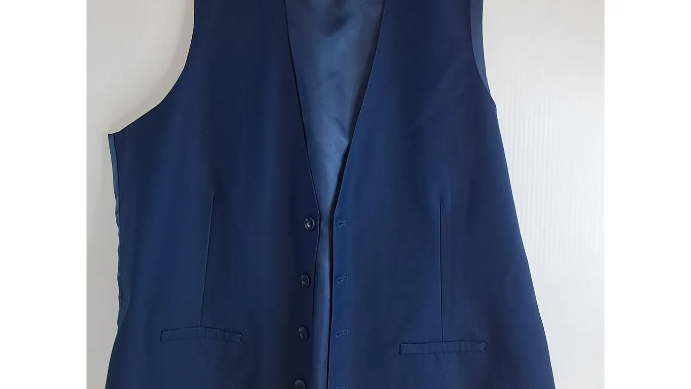 Blue Dress Vest