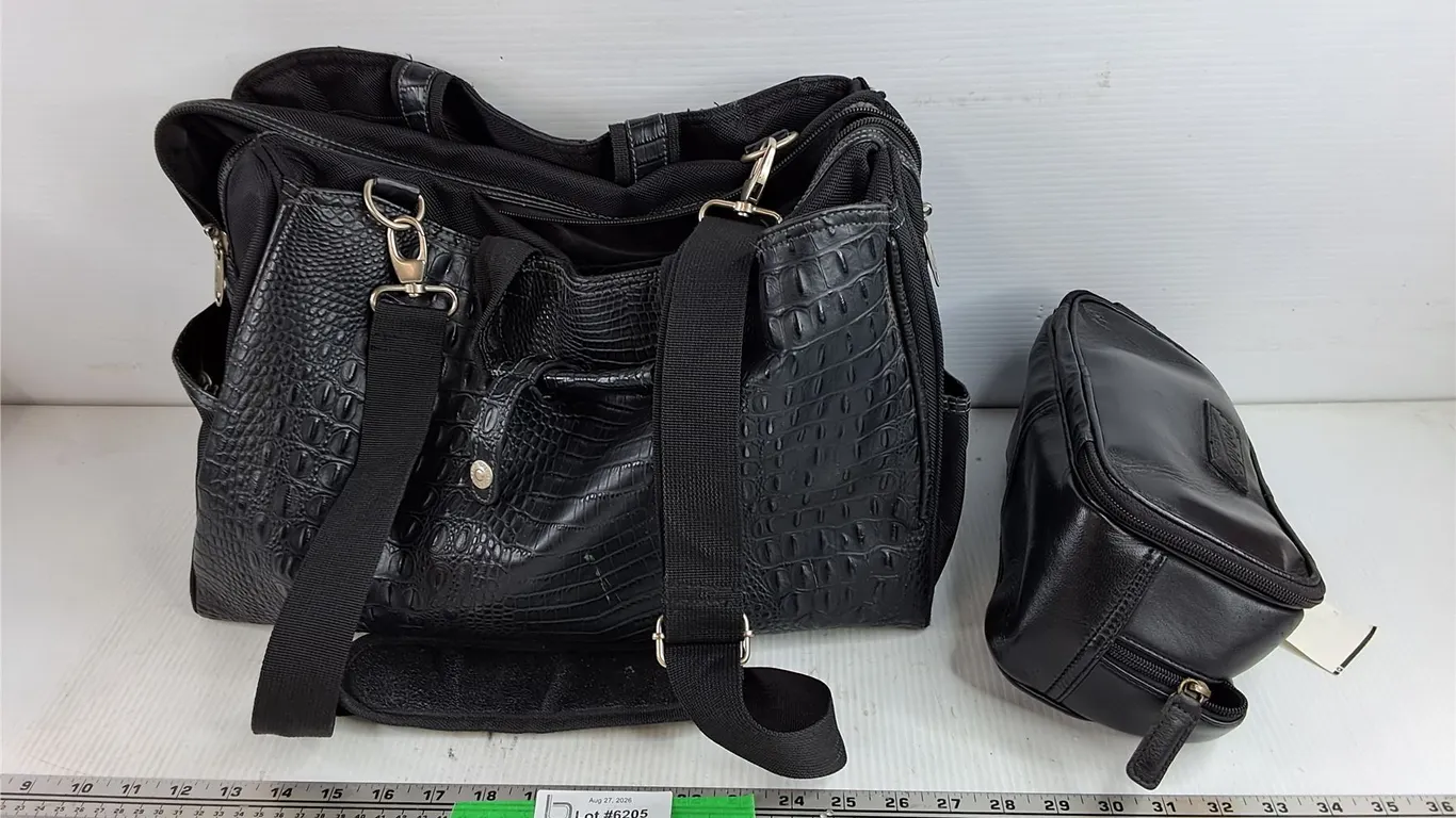 Crocodile Leather Purse & Small Bag