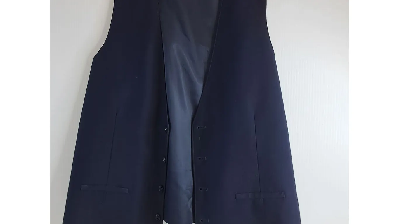Navy Blue Dress Vest