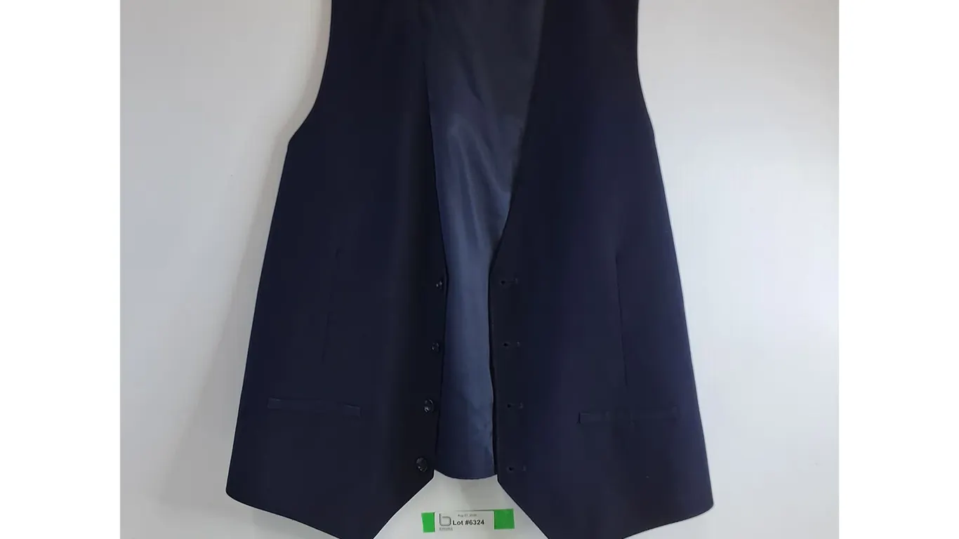 Navy Blue Dress Vest