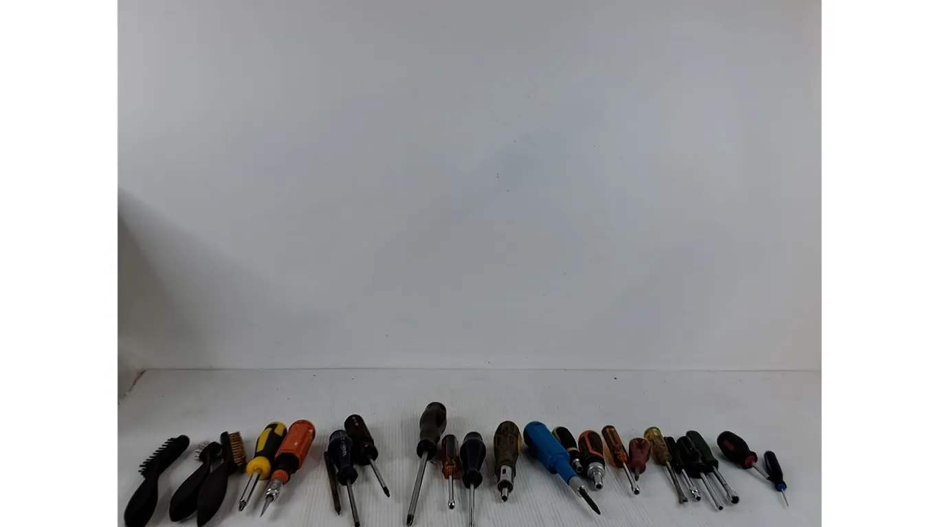 Various Screwdrivers, Metal Brushes, Misc