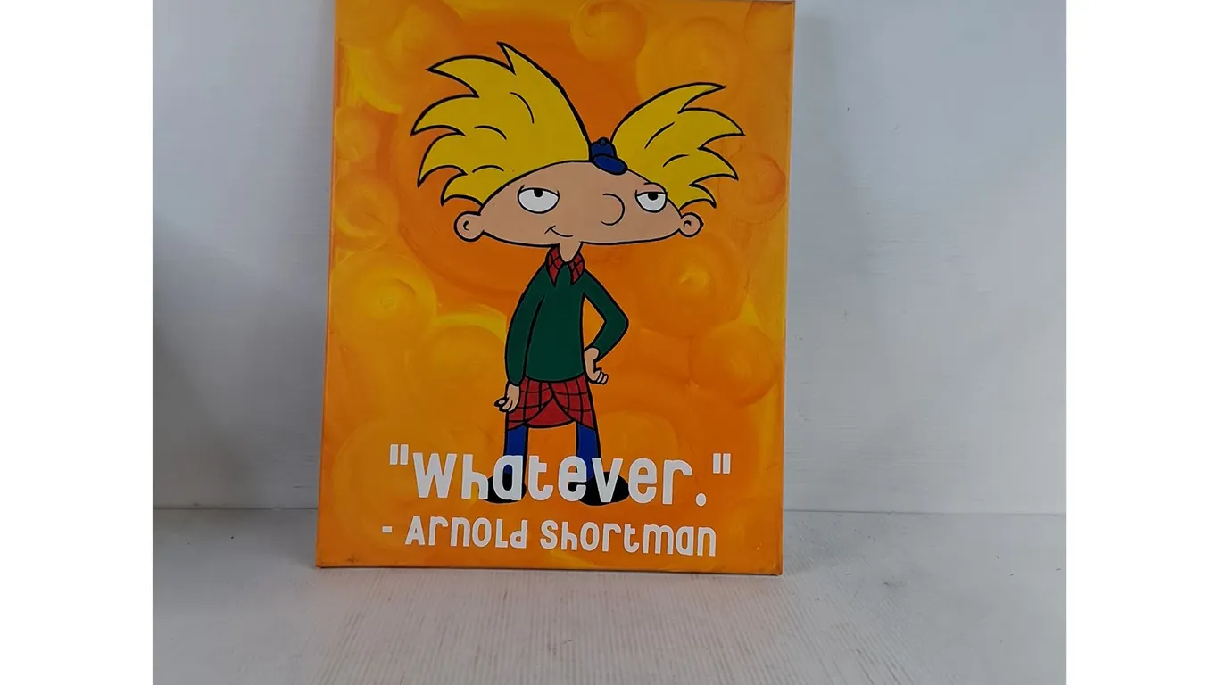Painting- Whatever -Arnold Shortman 20"x16" ( as is, cannot ship)