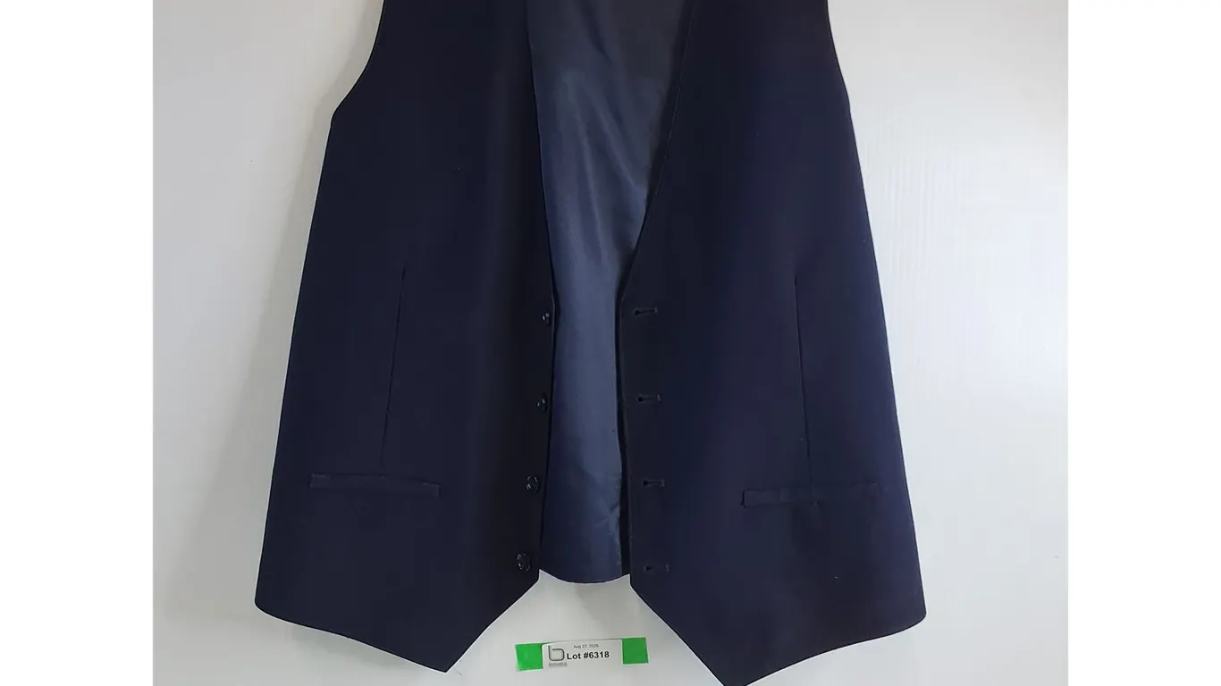 Navy Blue Dress Vest