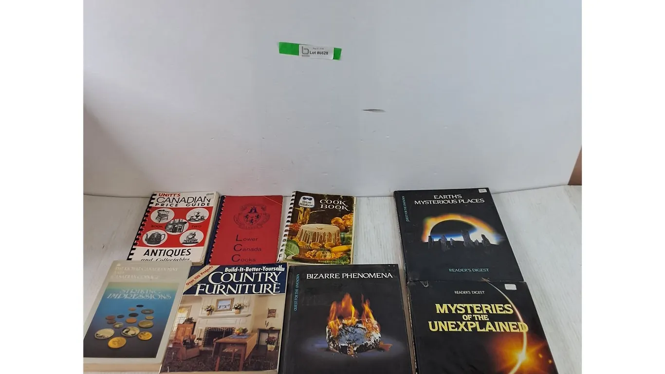 Canadian Cook Books, Readers Digest Mysteries, Country Furniture, Canadian Mint Coin Book