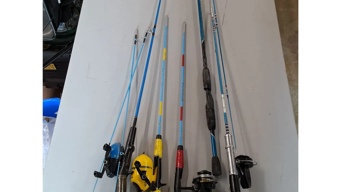(5) Fishing Rods - PICKUP ONLY